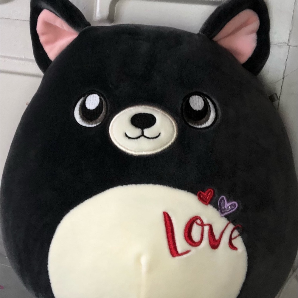 Squishmallow dog 8”